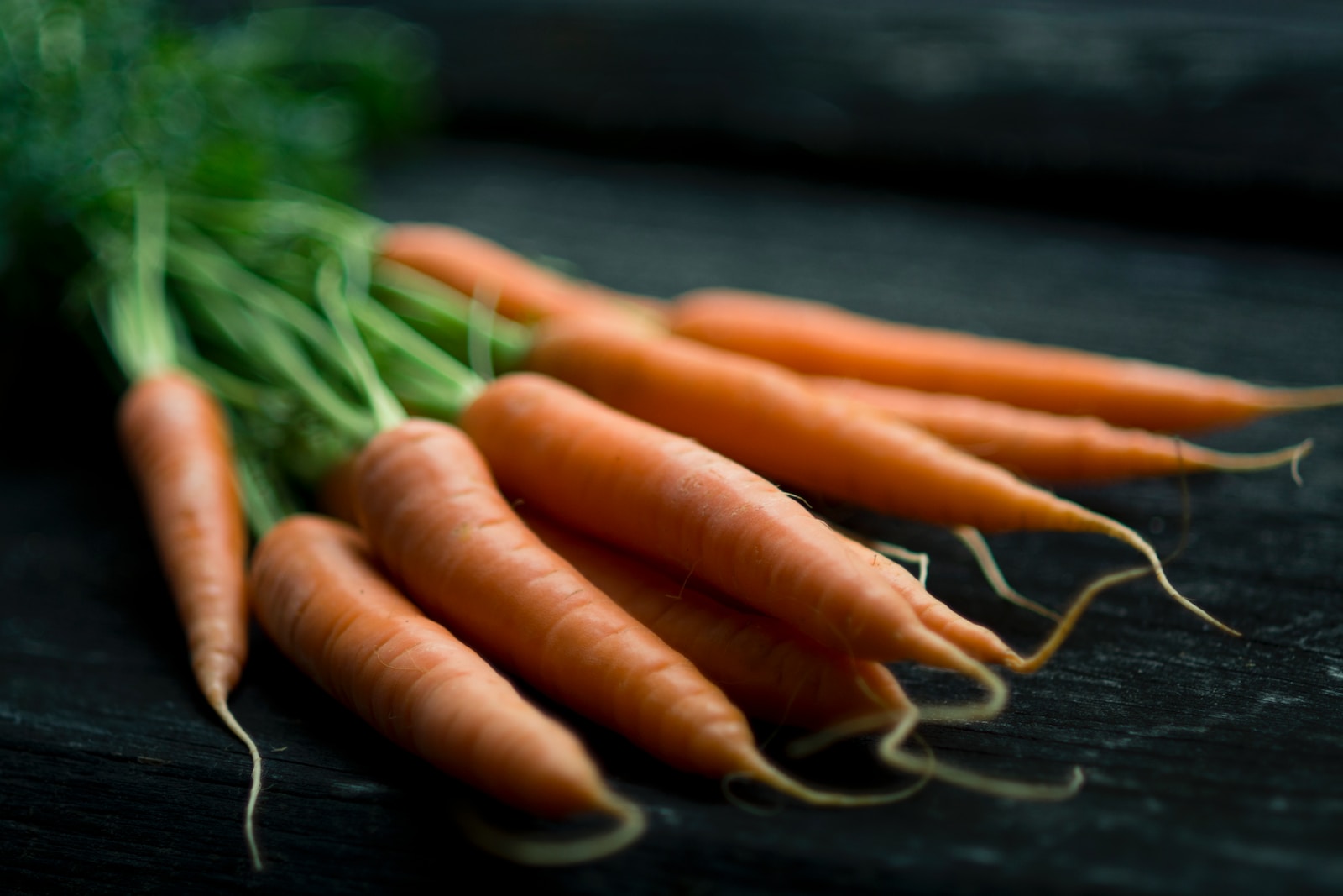 carrots on table